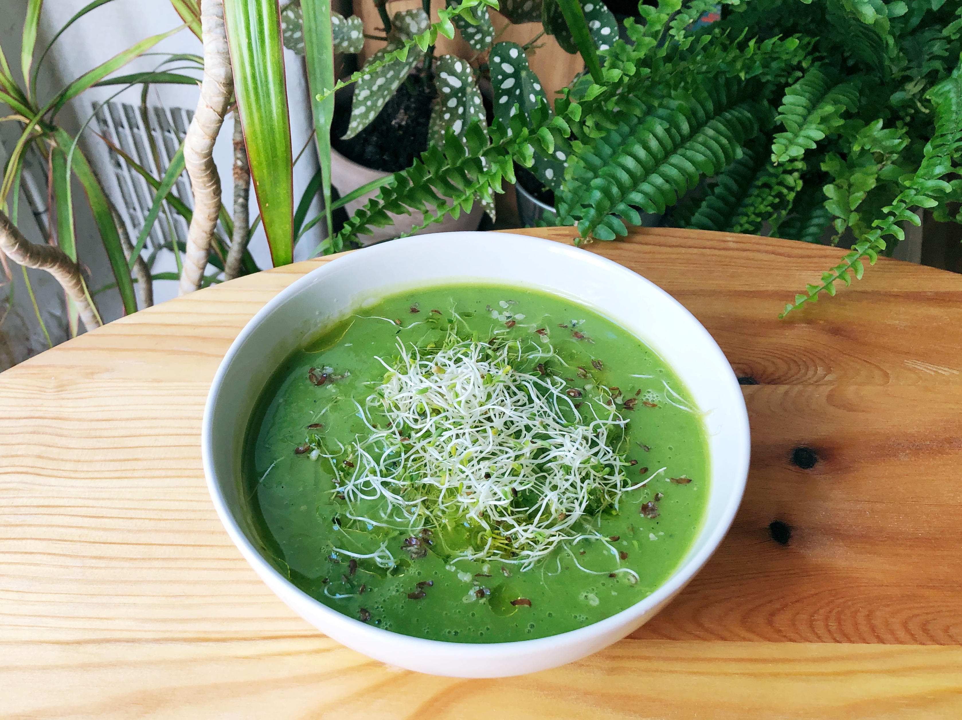 Soupe Verte d’Été – Petits pois, courgettes, brocoli